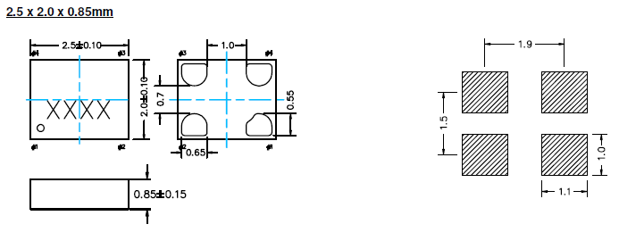 SiTime晶振,陶瓷面有源晶振,SiT8002AA晶振 SiTime晶振,陶瓷面有源晶振,SiT8002AA晶振