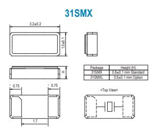 SMI晶振,31SMX晶振,SMD無源晶振 SMI晶振,31SMX晶振,SMD無源晶振