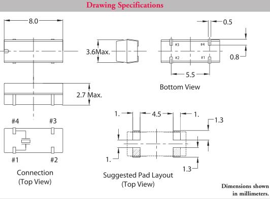 NEL晶振,NMP3晶振,NMP3-32.768-X-10-AA-12.5pF晶振 NEL晶振,NMP3晶振,NMP3-32.768-X-10-AA-12.5pF晶振