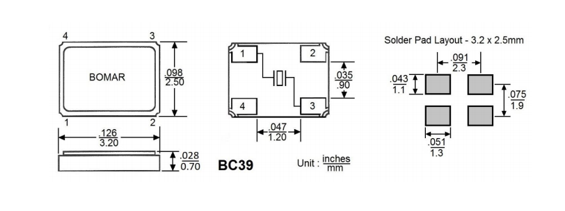 BC39EFD120-10.000000晶振,無(wú)源晶振,Bomar晶振,石英晶振 BC39EFD120-10.000000晶振,無(wú)源晶振,Bomar晶振,石英晶振