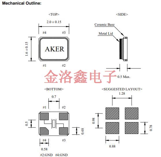 C3E-8.000-18-1020-X-R,微處理器晶振,AKER晶振,C3E數碼產品晶振 C3E-8.000-18-1020-X-R,微處理器晶振,AKER晶振,C3E數碼產品晶振